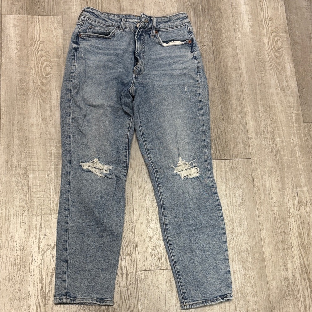 Old Navy Light Blue Distressed Jeans